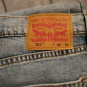Mens 511s jeans. 36w, 30L
